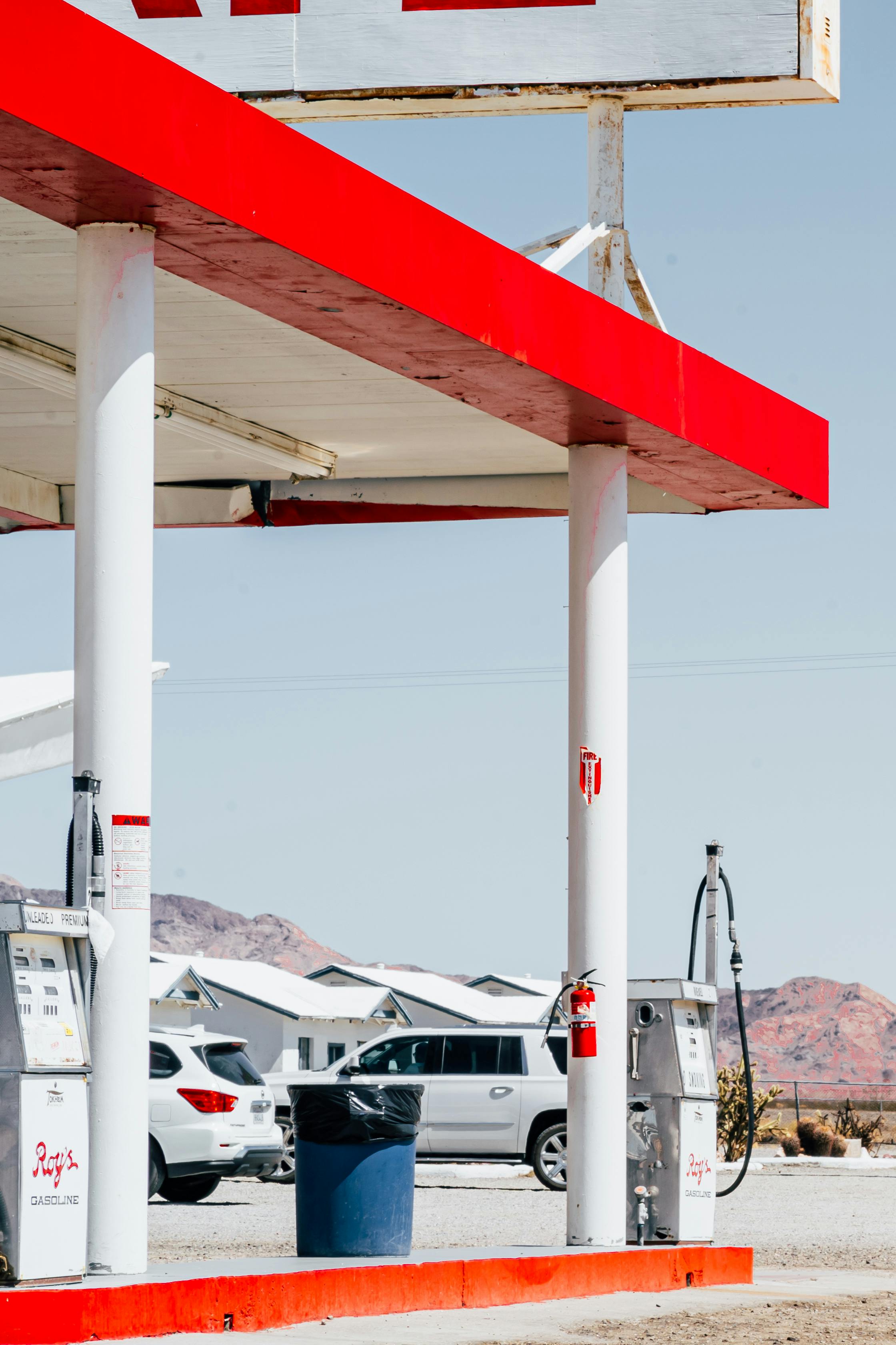 Petrol Station Background Image